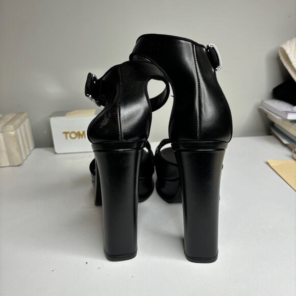 Alexander McQueen Block Heel Platform Sandals - Picture 10 of 13